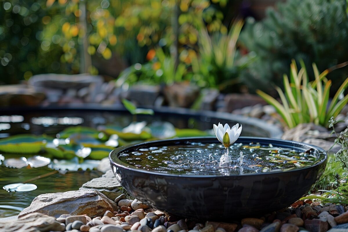 Eaux enchantées : installer un bassin de jardin féerique