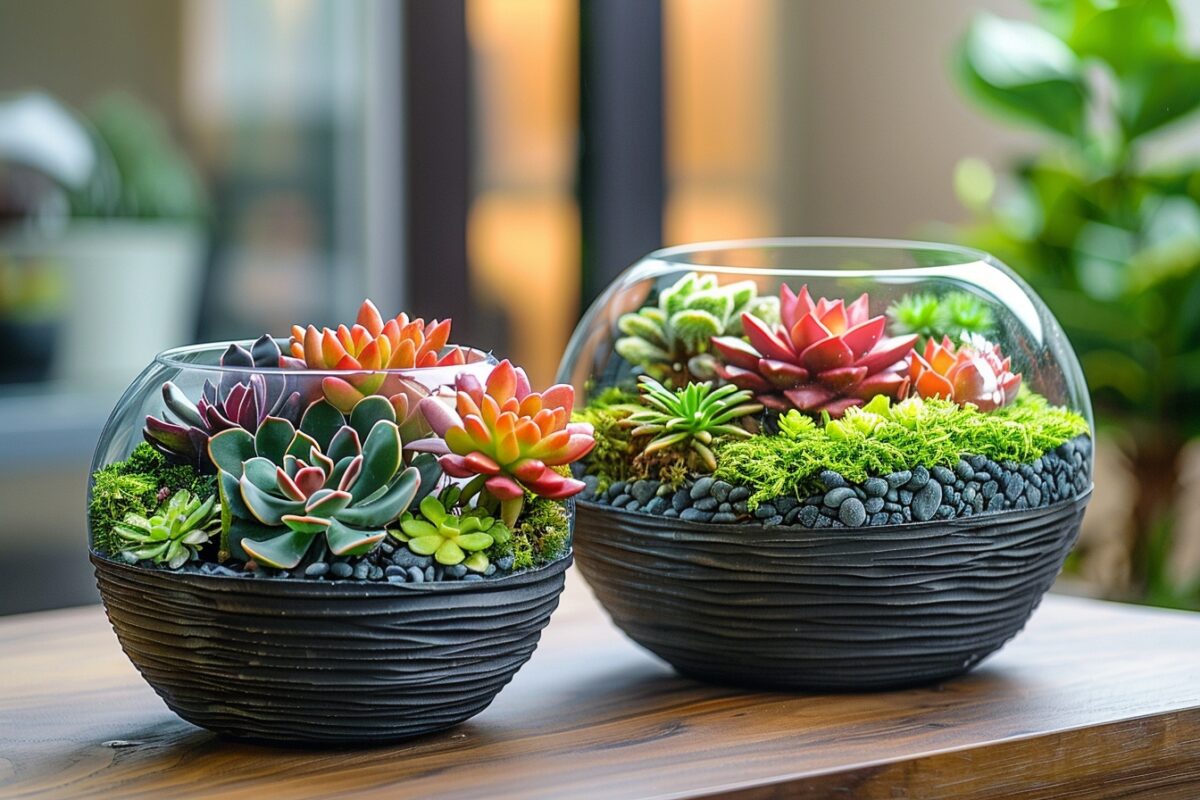 Terrariums faits maison : mini-jardins pour espaces intérieurs