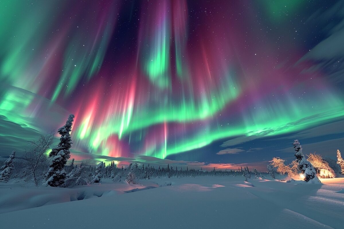 Aurores boréales et soleil de minuit : le grand spectacle de la Laponie