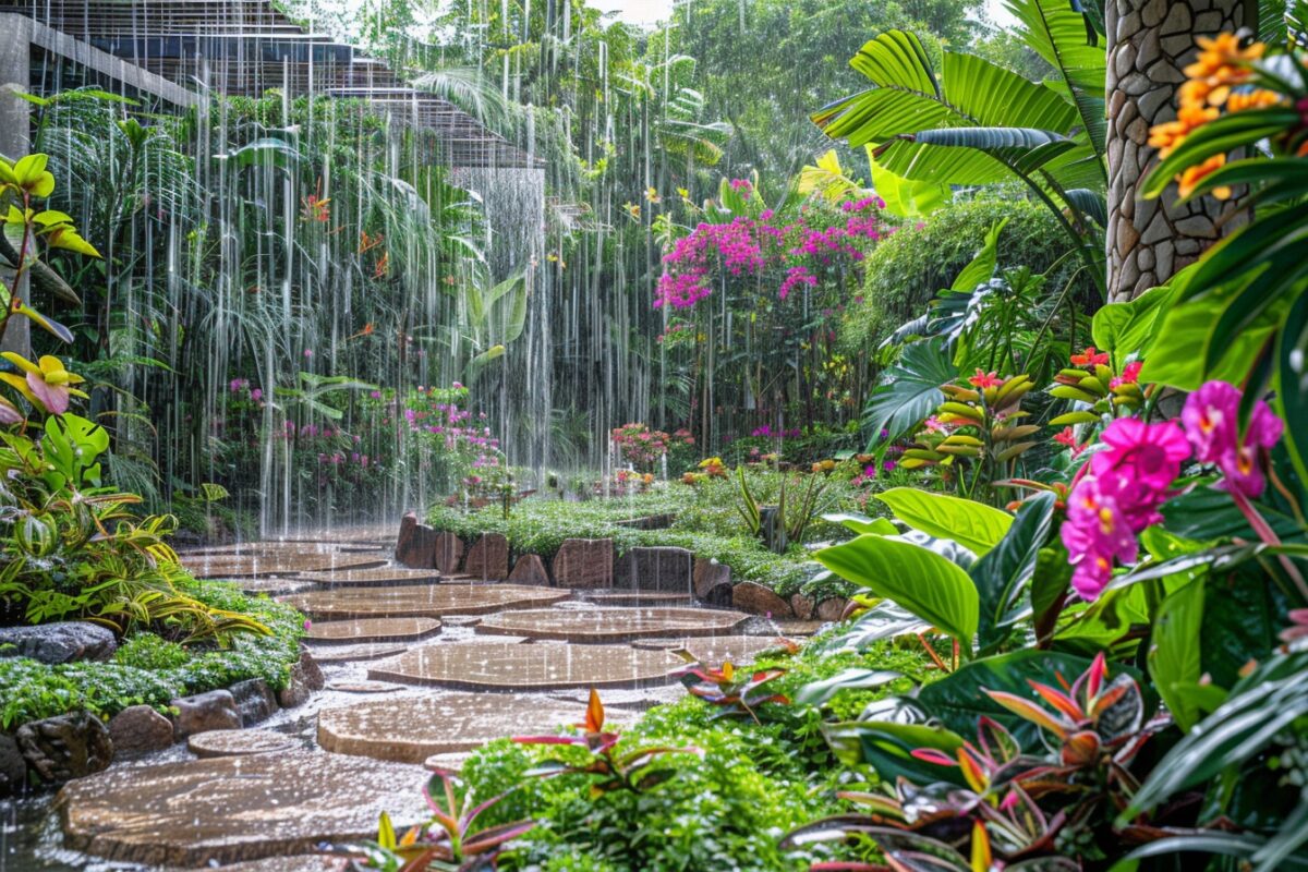 Jardin de pluie : Solutions naturelles pour la gestion des eaux de pluie