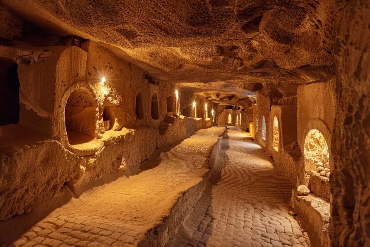 Exploration souterraine : la ville de Derinkuyu, un voyage unique au coeur de la Cappadoce