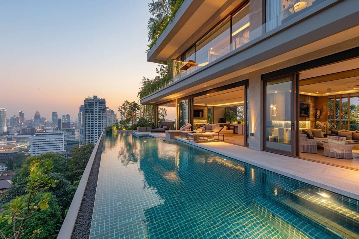 escapades à bangkok : les 6 airbnb luxueux où une piscine sublime votre séjour
