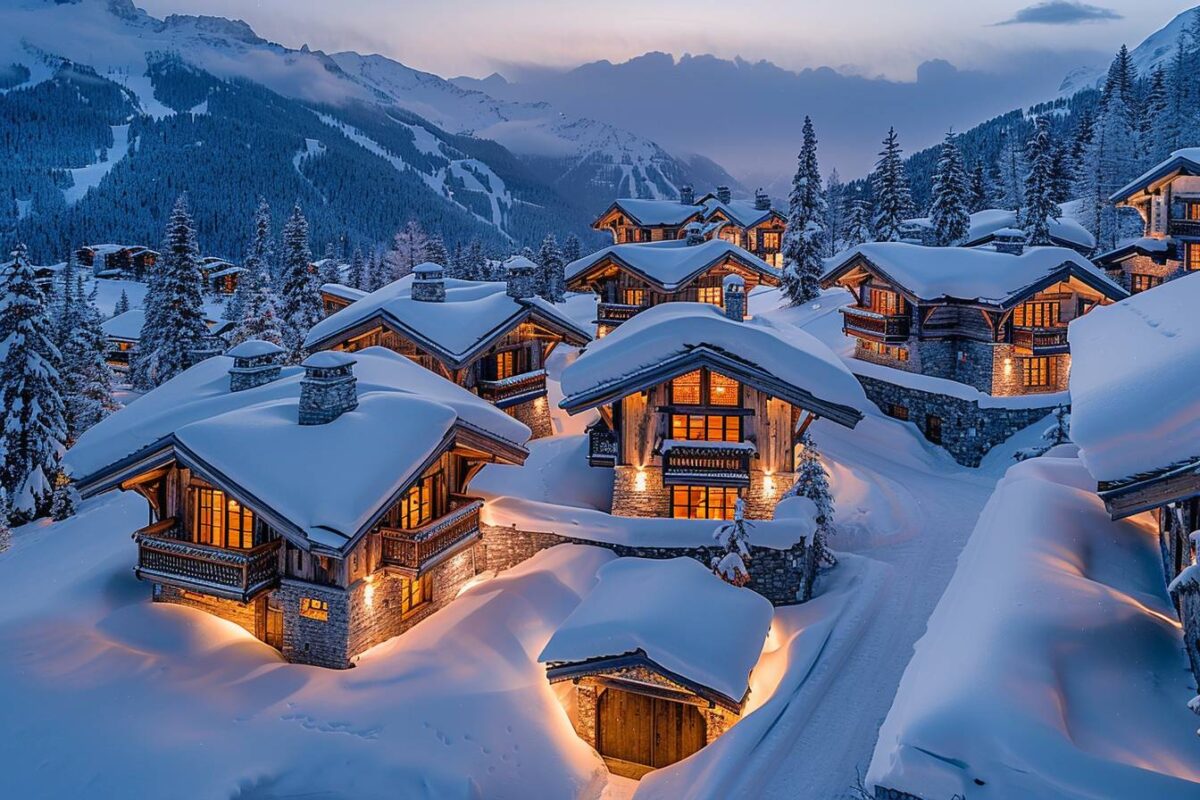 Courchevel luxe : 6 chalets d'exception pour des vacances inoubliables en montagne