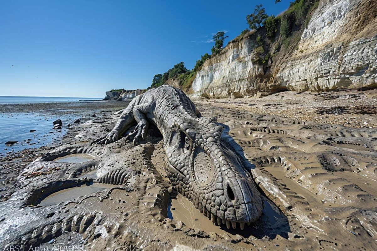 Empreintes de dinosaures au Royaume-Uni : une découverte étonnante sur l'île de Wight