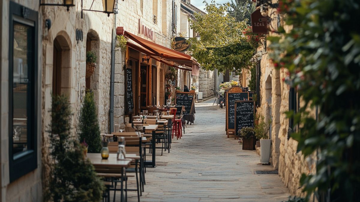 La gastronomie, cœur battant du village