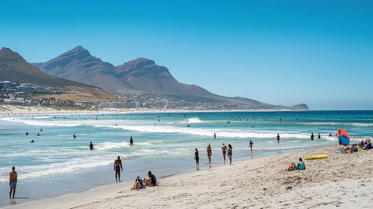 Muizenberg beach : le paradis des surfeurs