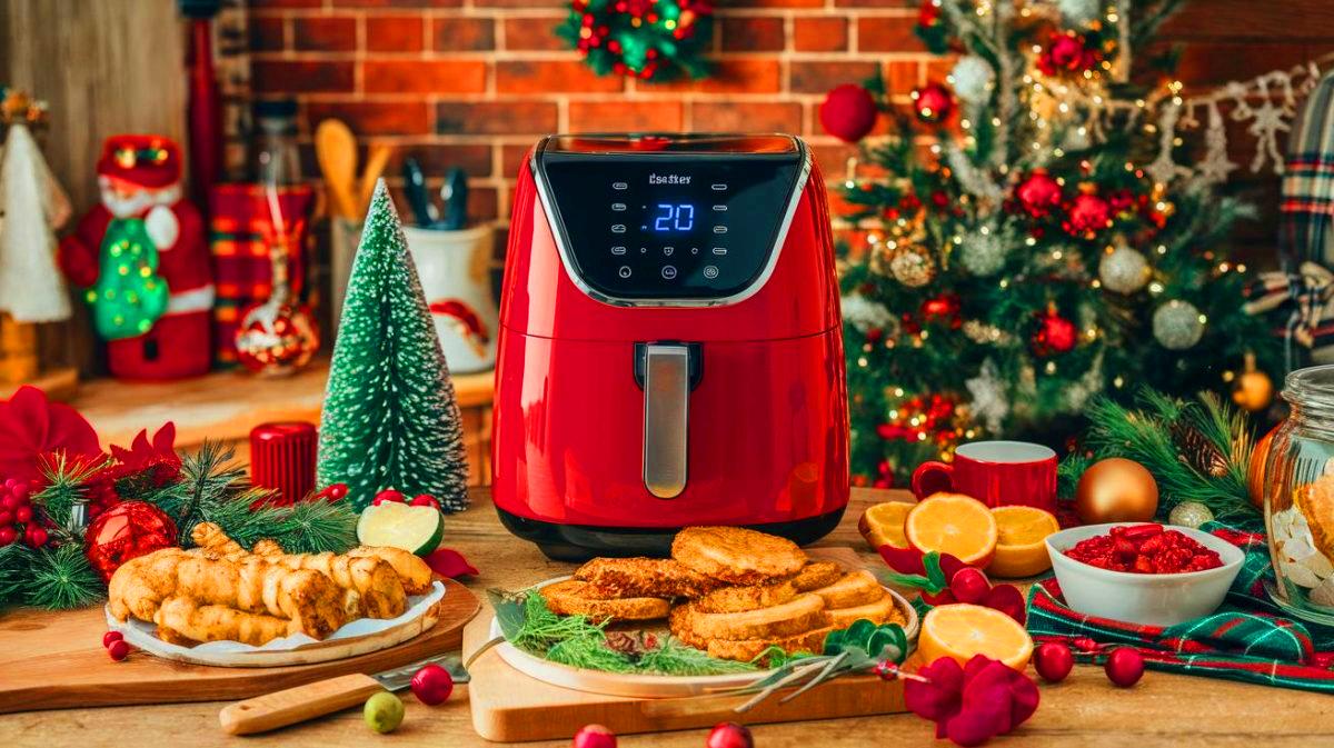 Ce Airfryer rouge édition limitée à prix réduit pour égayer vos fêtes