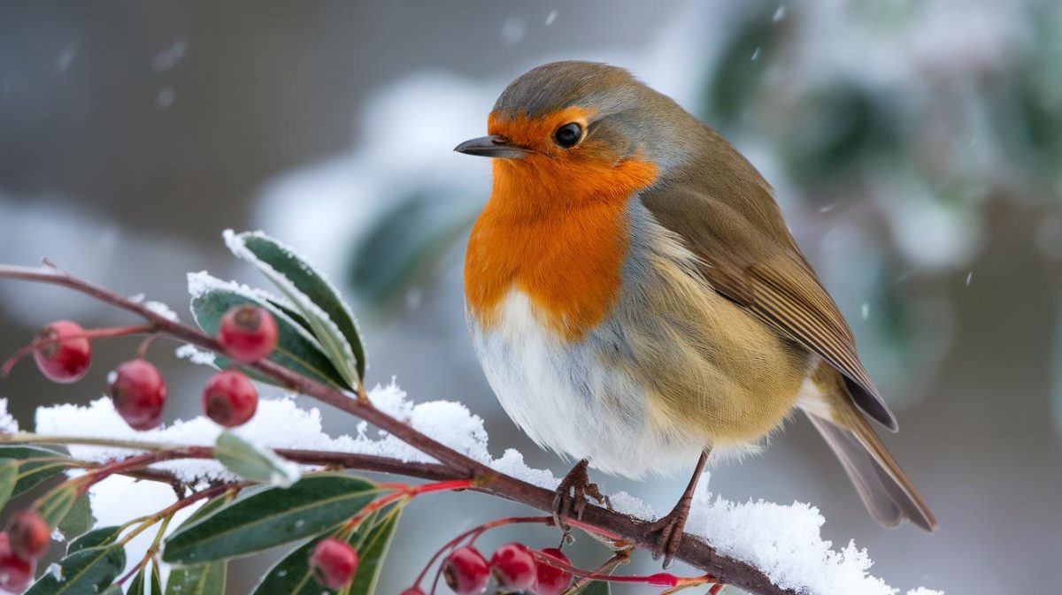 Comment protéger les rouges-gorges durant l'hiver : des conseils pratiques pour les aider à braver le froid