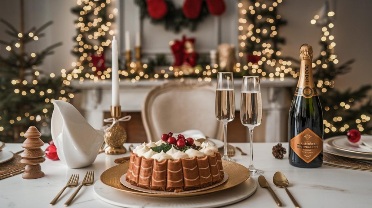 Une bouteille de champagne et une bûche de Noël offertes pour les fêtes : comment profiter de cette promotion exceptionnelle